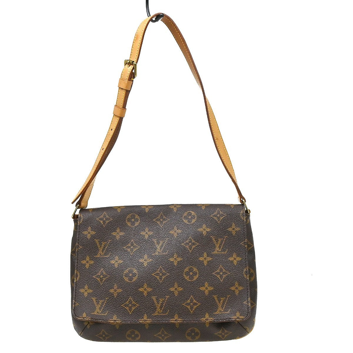 Louis Vuitton Musette Tango Monogram Canvas Brown Canvas Shoulder Bag Bag (Pre-Owned)