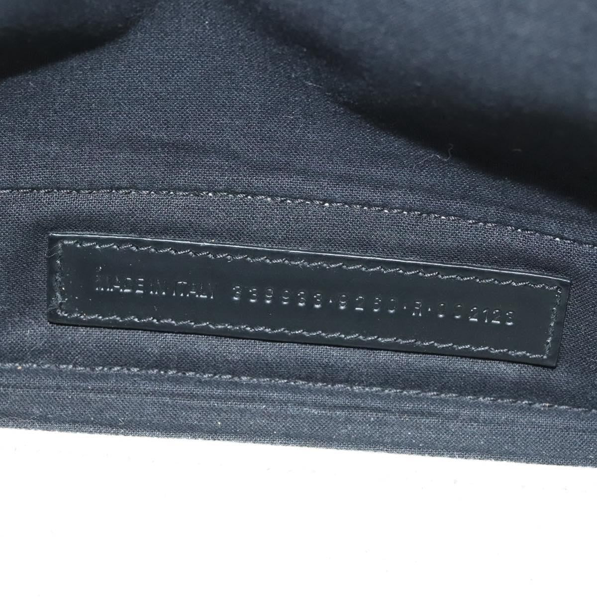 Balenciaga Navy Cabas Canvas With Leather White Canvas Tote Bag Bag (Pre-Owned)