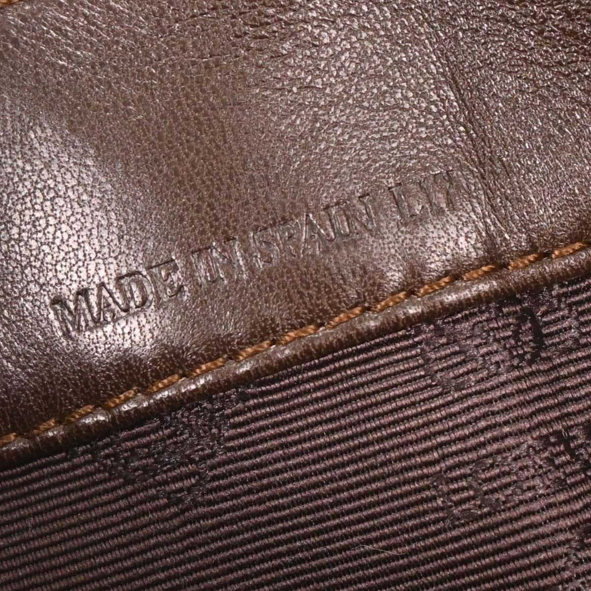Loewe Anagram Leather Brown Leather Handbag (Pre-Owned)
