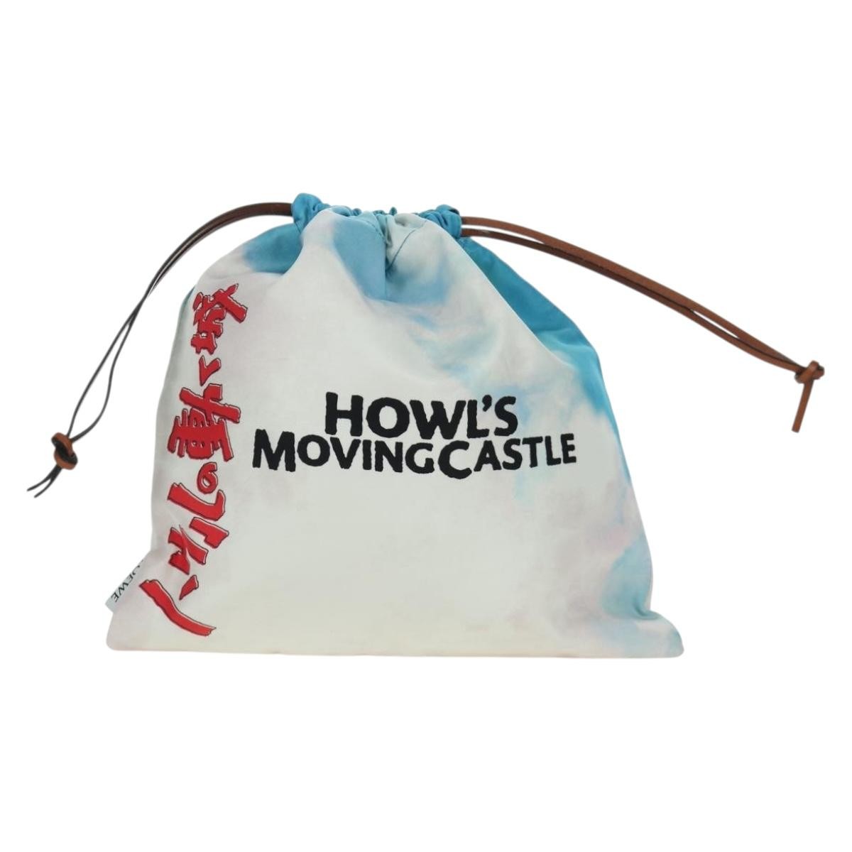 Loewe Paula Drawstring Printed Canvas Multicolour Canvas Clutche & Pouche Bag (Pre-Owned)