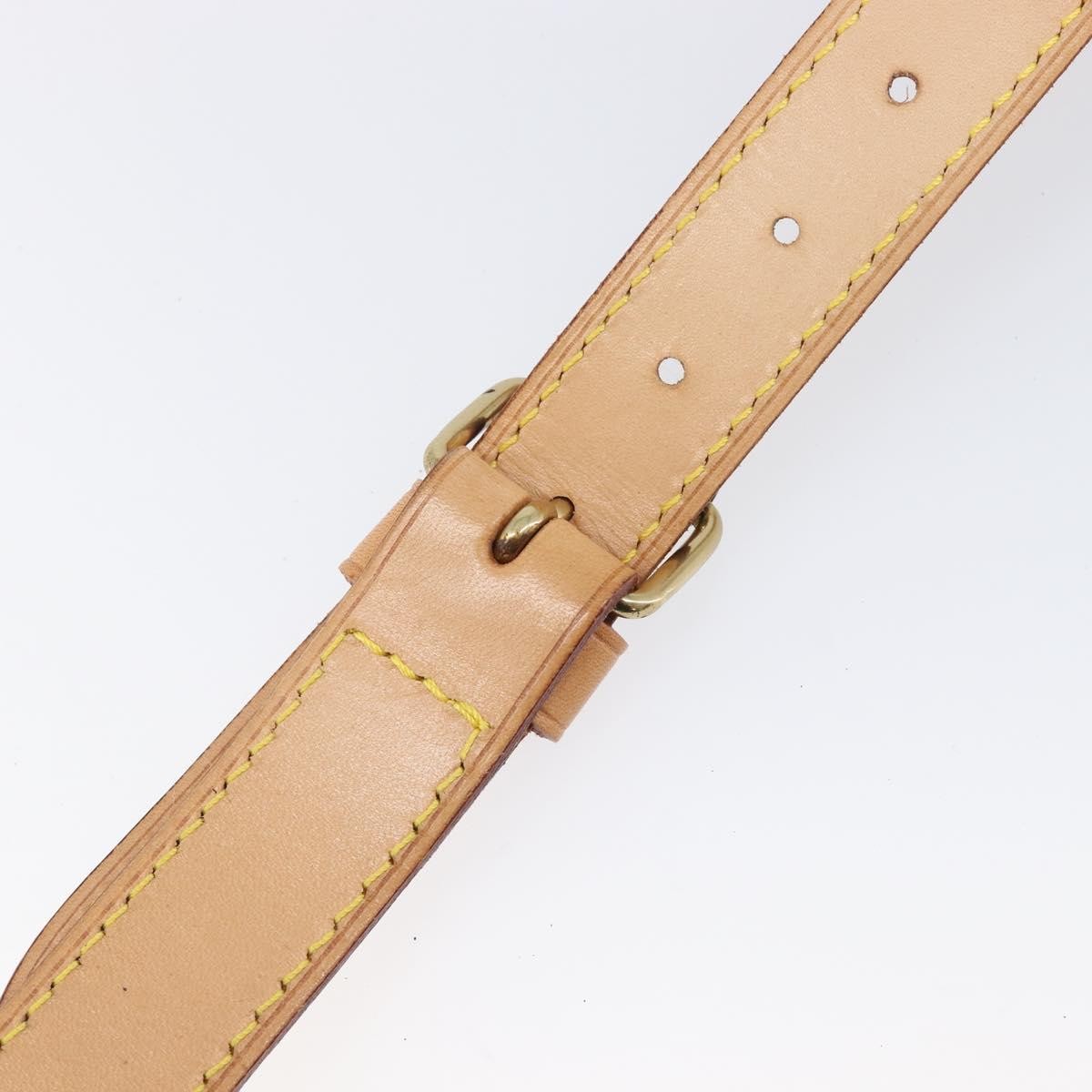 Louis Vuitton Adjustable Shoulder Strap Leather Beige Leather Straps Accessory (Pre-Owned)