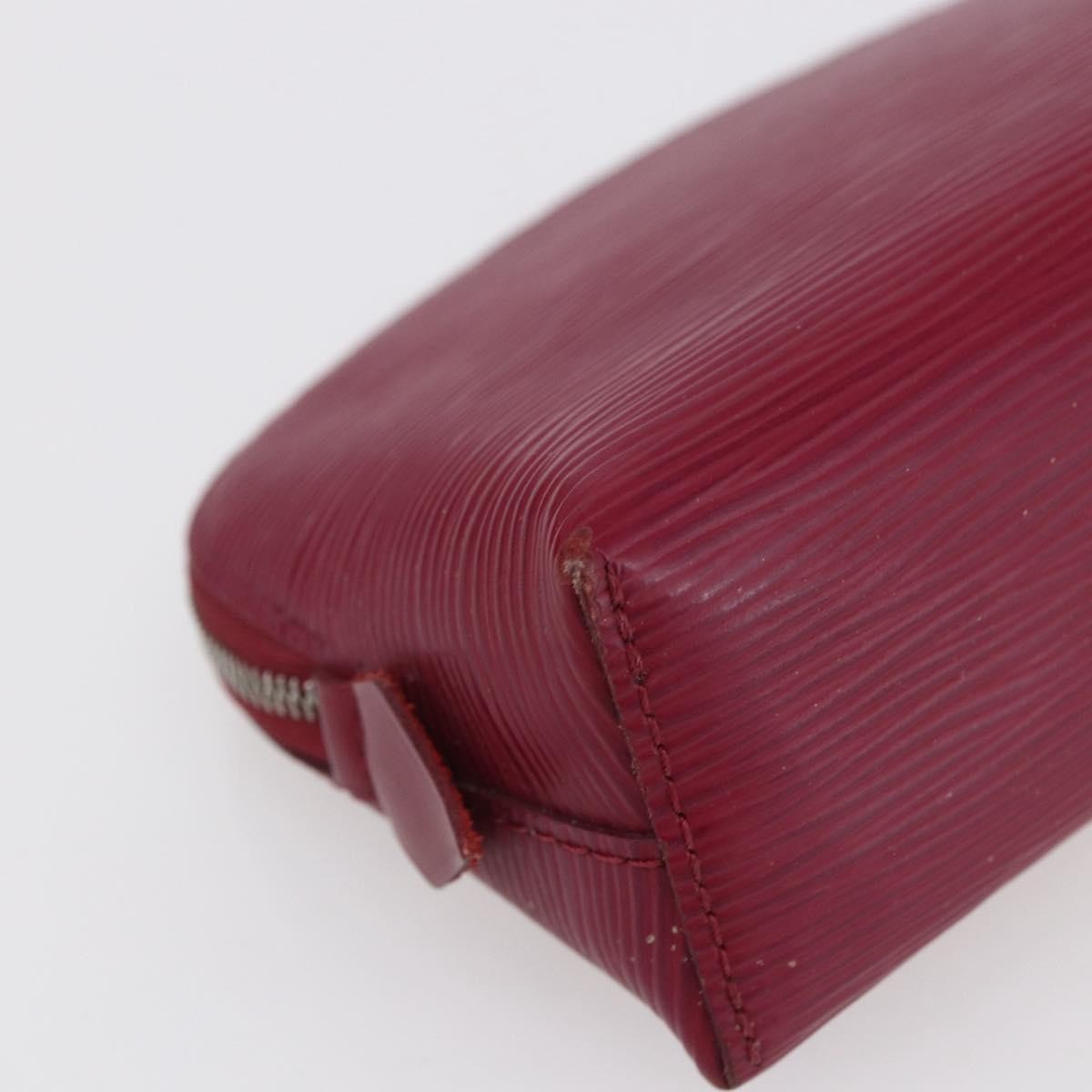 Louis Vuitton Cosmetic Epi Leather Burgundy Leather Clutche & Pouche Bag (Pre-Owned)