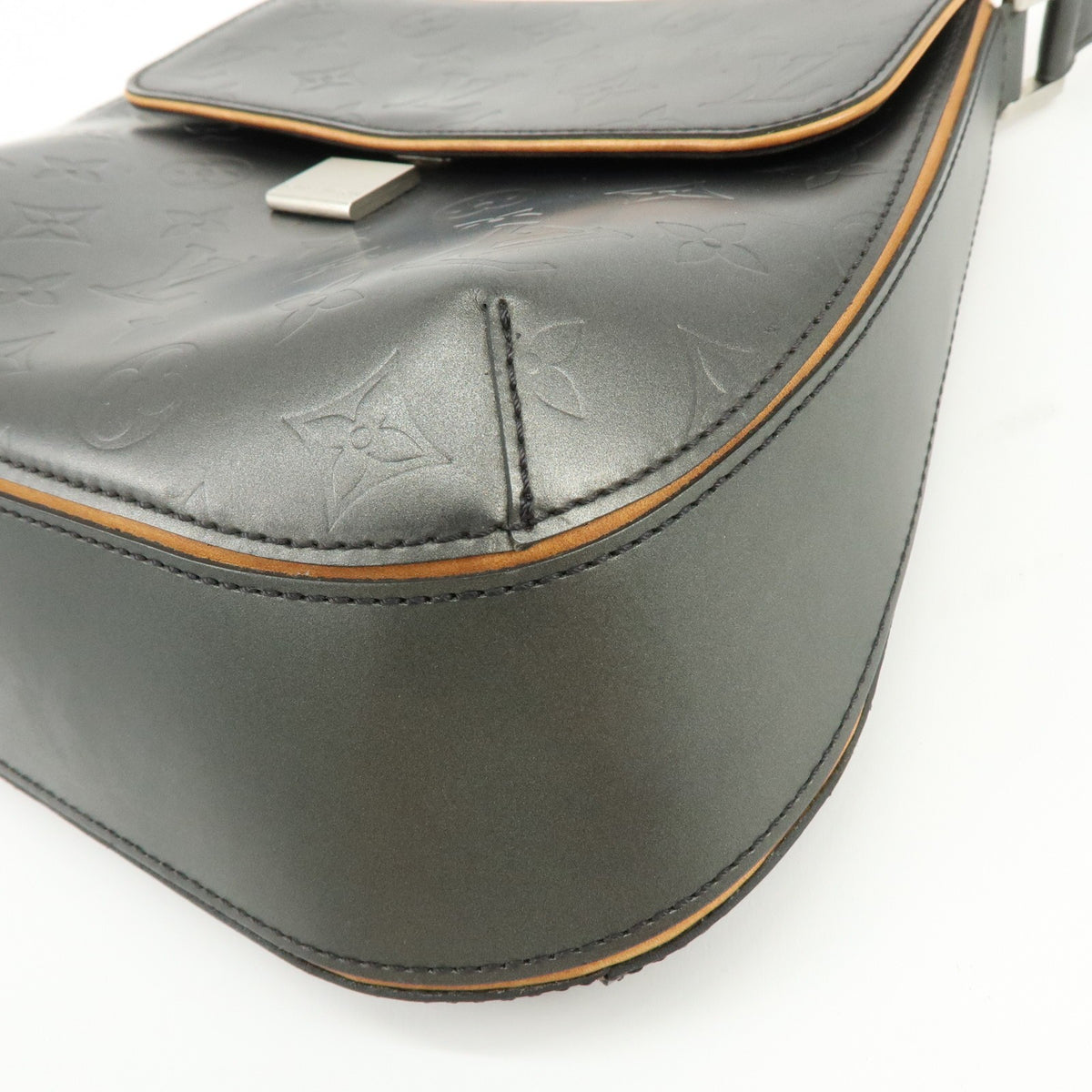 Louis Vuitton Mat Webster Street Monogram Vernis Black Leather Handbag (Pre-Owned)