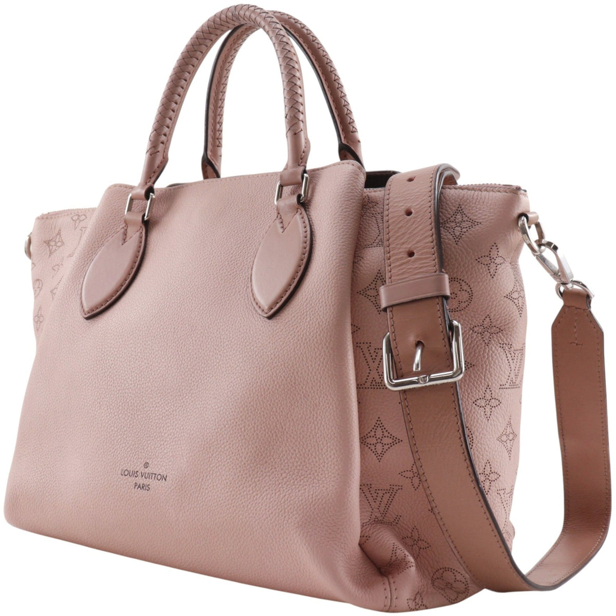 Louis Vuitton Haumea Mahina Leather Pink Leather Handbag (Pre-Owned)