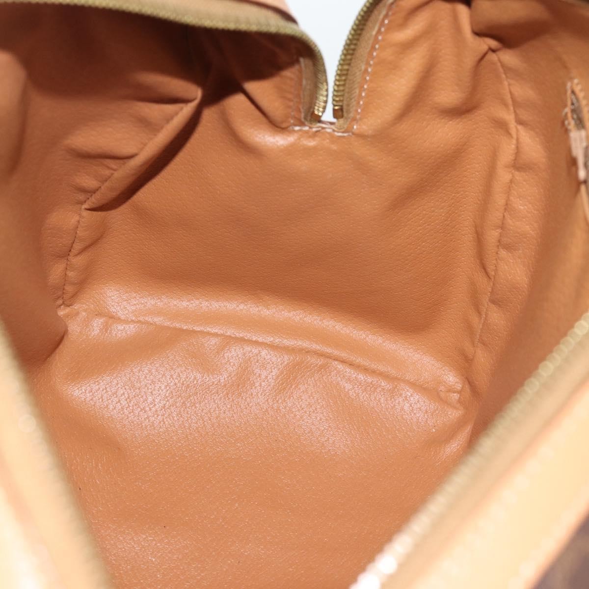 Celine Vintage Boston Macadam Coated Canvas Brown Pvc Handbag (Pre-Owned)