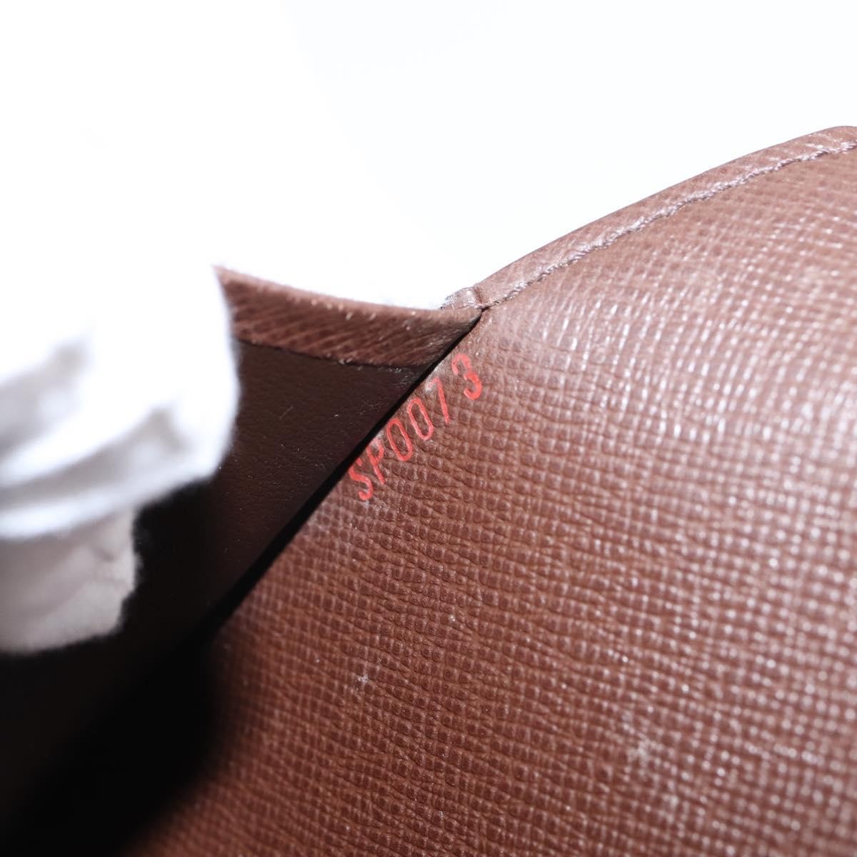Louis Vuitton Agenda Cover Damier Canvas Brown Canvas Wallets Accessory (Pre-Owned)