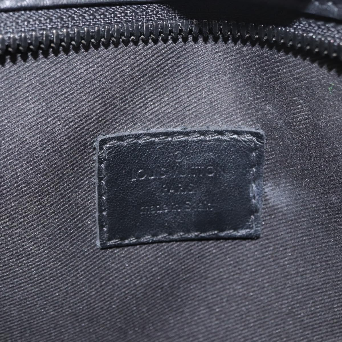 Louis Vuitton Double Flat Messenger Limited Edition Logo Story Monogram Canvas And Denim Multicolour Canvas Shoulder Bag Bag (Pre-Owned)