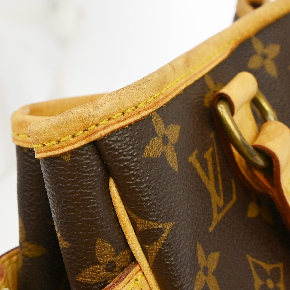 Louis Vuitton Batignolles Monogram Canvas Brown Canvas Tote Bag Bag (Pre-Owned)