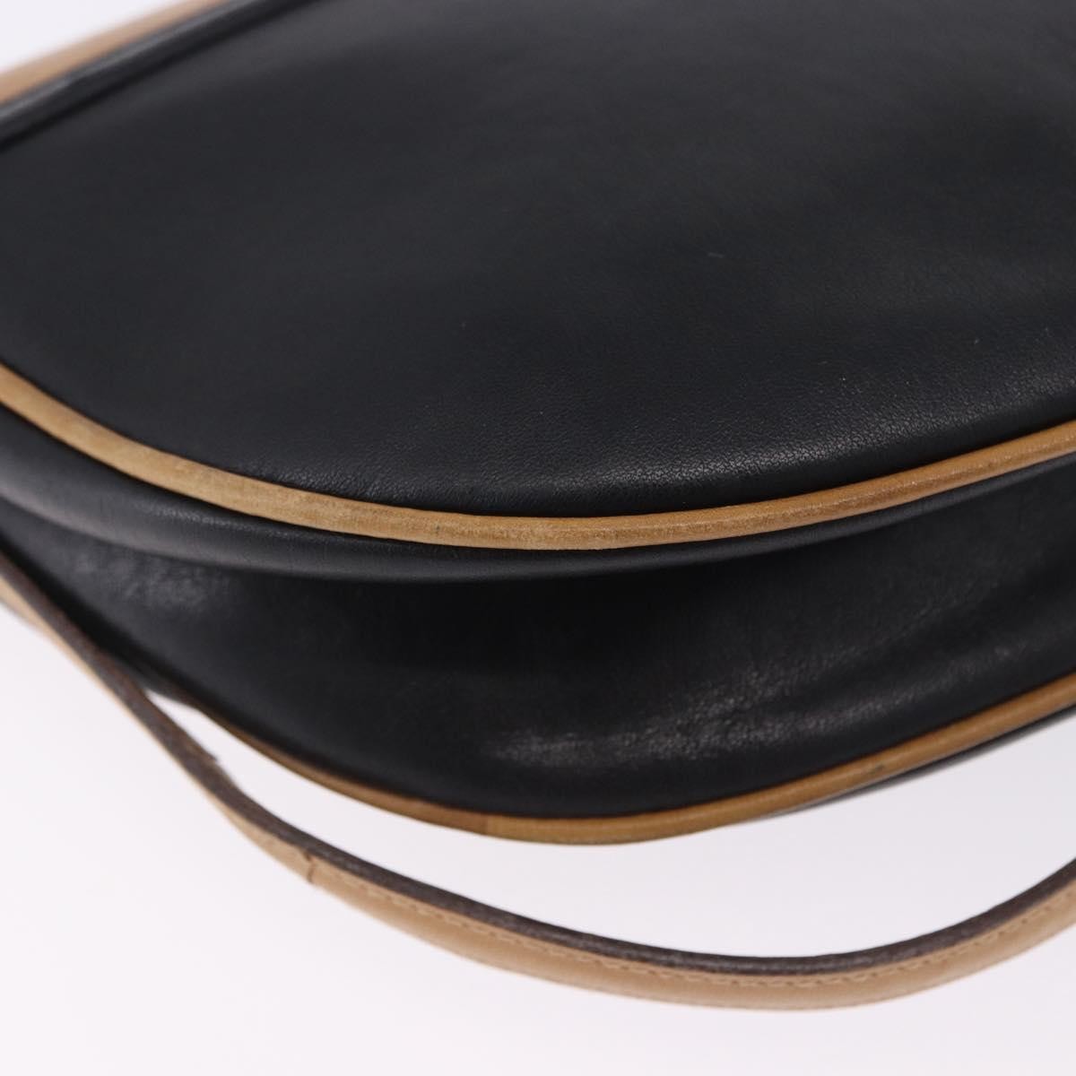 Celine Flap Shoulder Leather Beige Leather Shoulder Bag Bag (Pre-Owned)