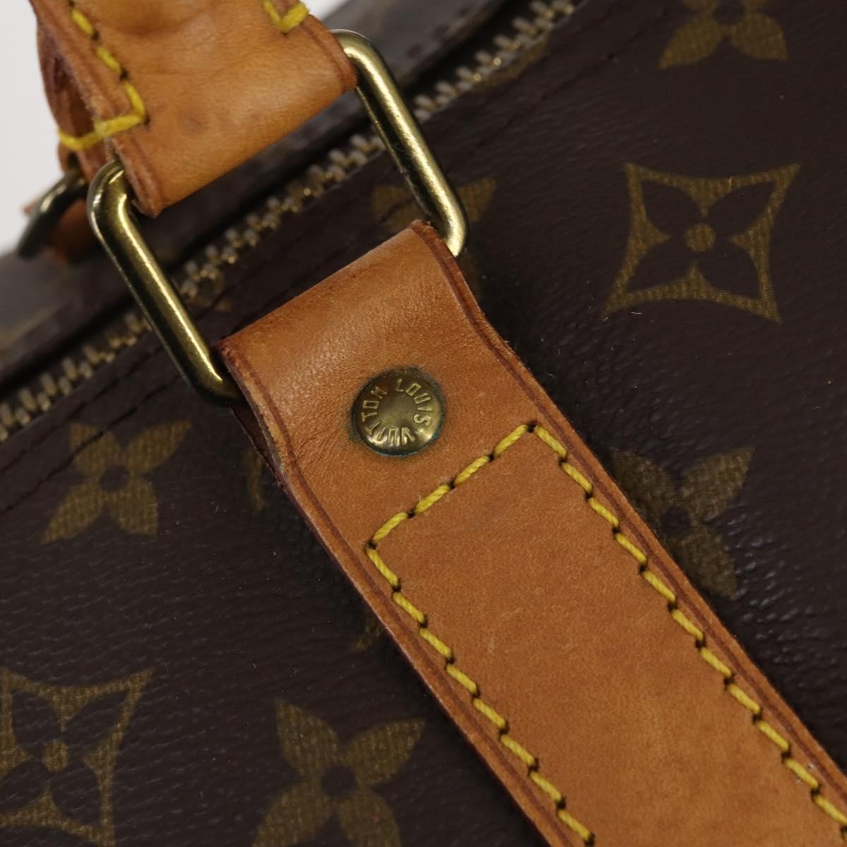 Louis Vuitton Keepall Monogram Canvas Brown Canvas Travel Bag Bag (Pre-Owned)