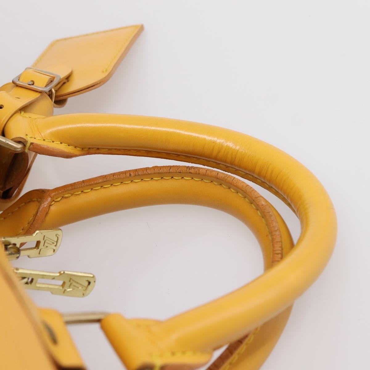 Louis Vuitton Keepall Epi Leather Yellow Leather Travel Bag Bag (Pre-Owned)