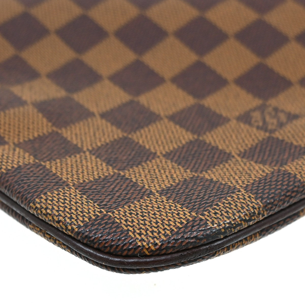 Louis Vuitton Clifton Damier Ebene Brown Canvas Tote Bag Bag (Pre-Owned)