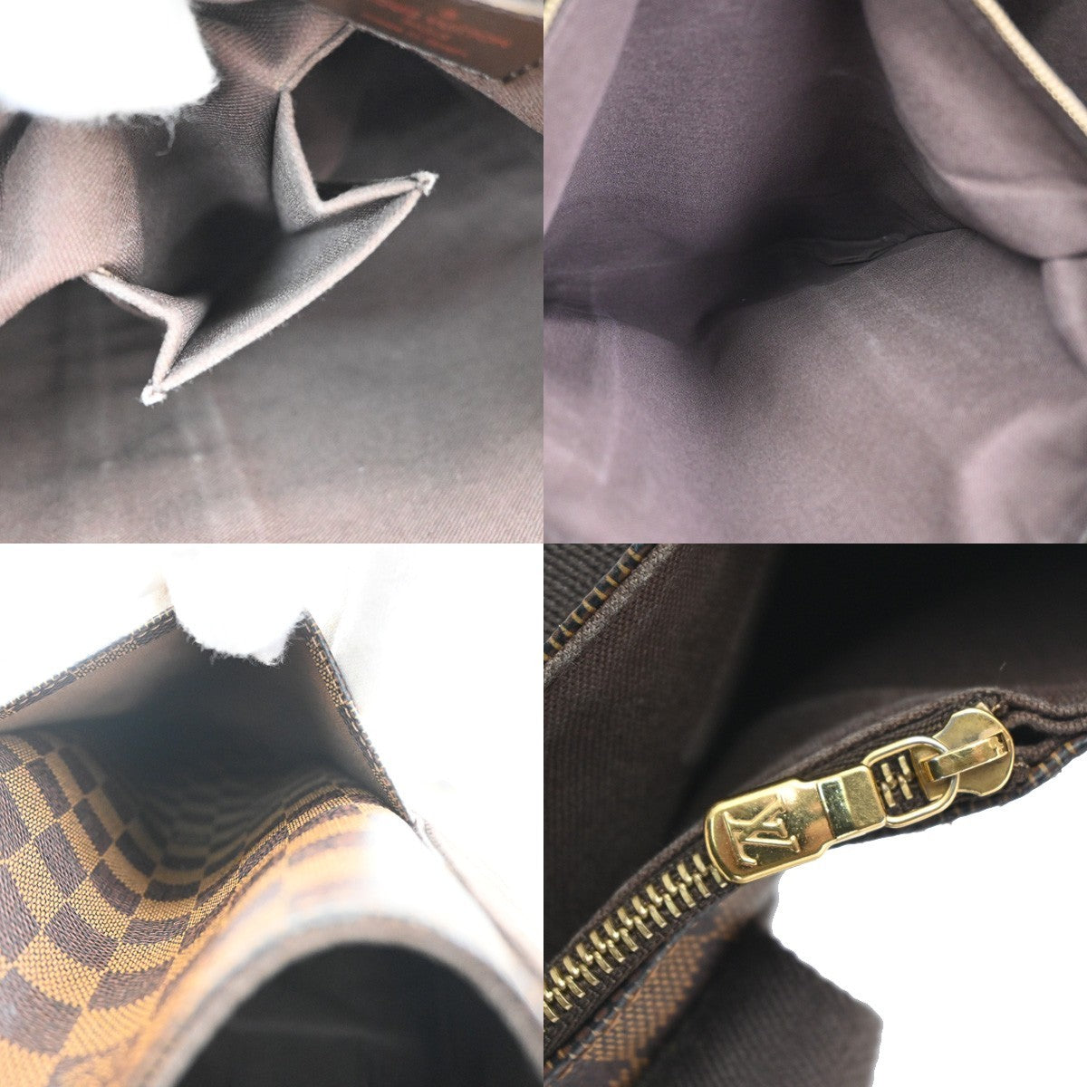 Louis Vuitton Beaubourg Damier Brown Canvas Tote Bag Bag (Pre-Owned)