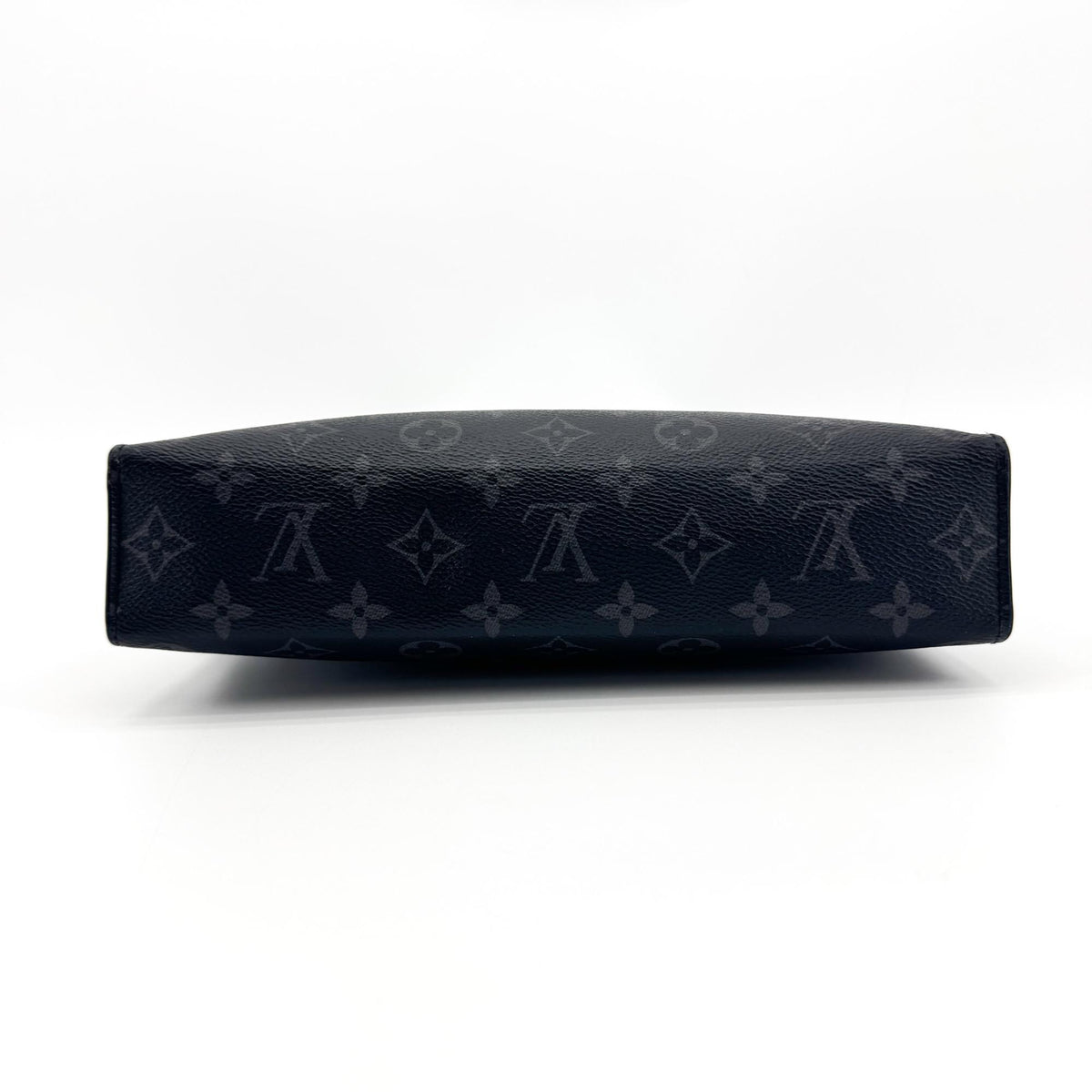 Louis Vuitton Pochette Voyage Reverse Monogram Eclipse Canvas Black Canvas Clutche & Pouche Bag (Pre-Owned)