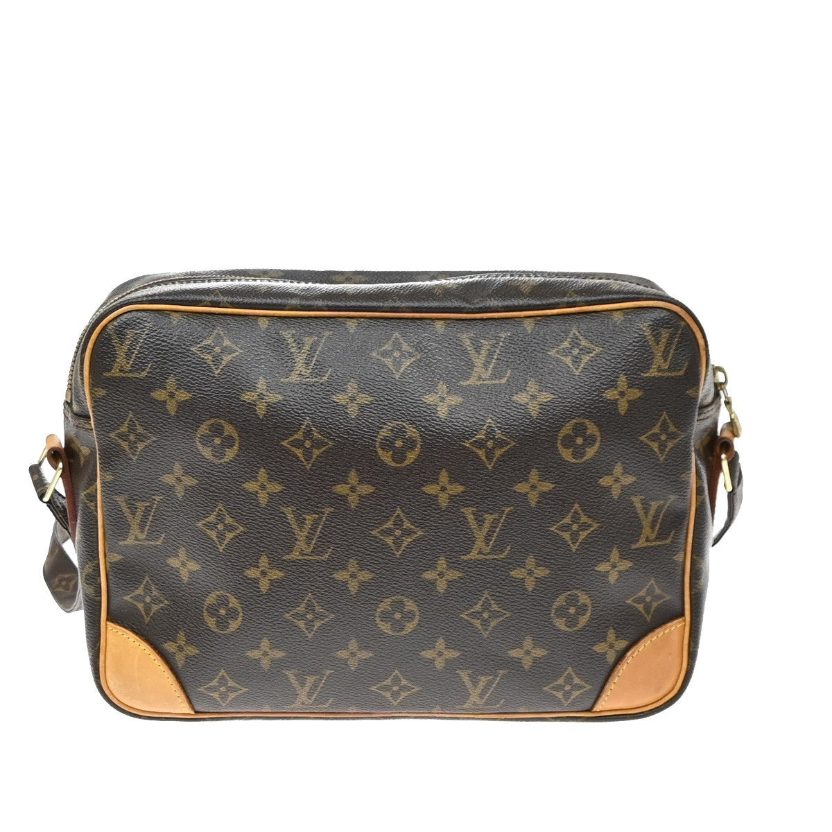 Louis Vuitton Nil Messenger Monogram Canvas Brown Canvas Handbag (Pre-Owned)