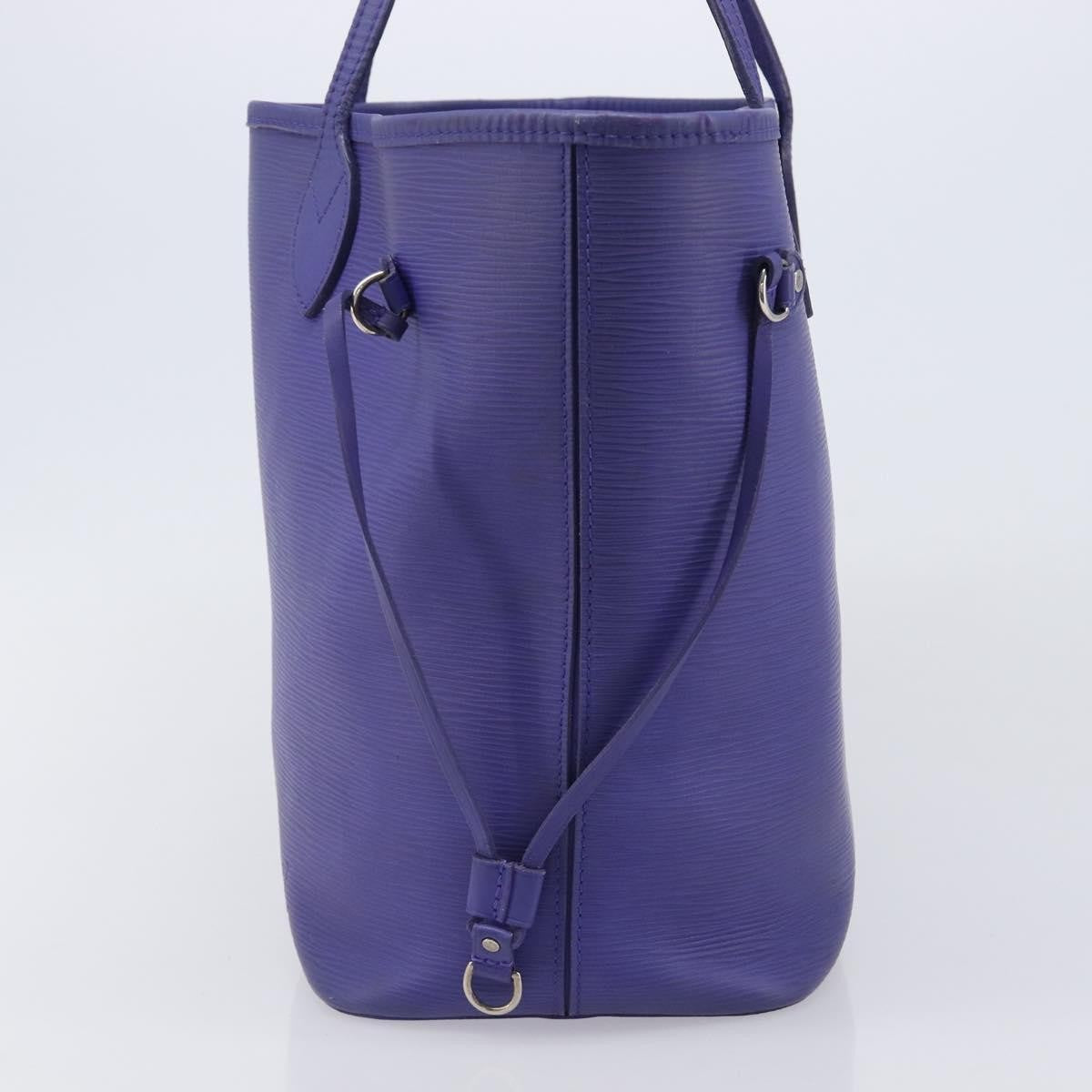 Louis Vuitton Neverfull Epi Leather Purple Leather Tote Bag Bag (Pre-Owned)