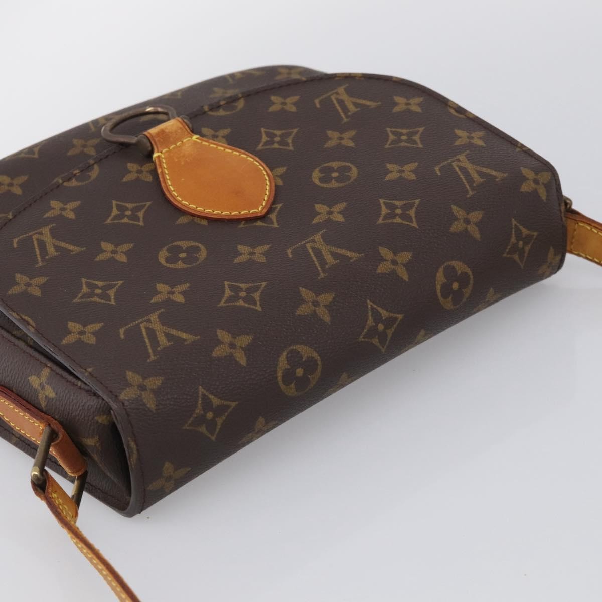 Louis Vuitton Saint Cloud Monogram Canvas Brown Canvas Handbag (Pre-Owned)