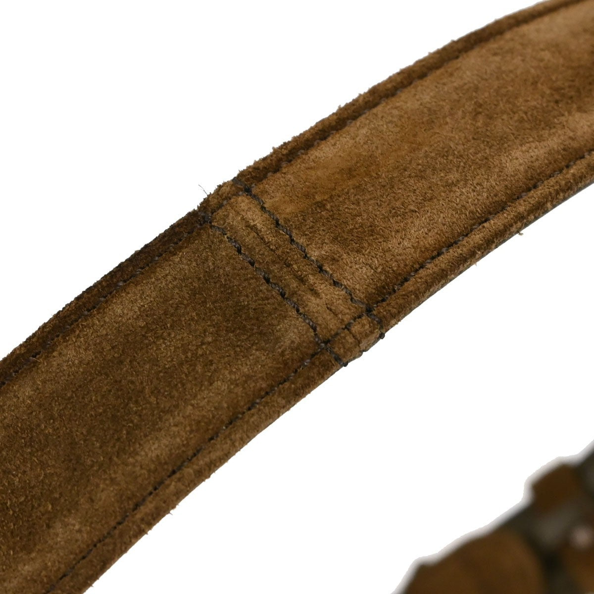 Chanel Cc Turnlock Belt Suede Brown Suede Belts Accessory (Pre-Owned)