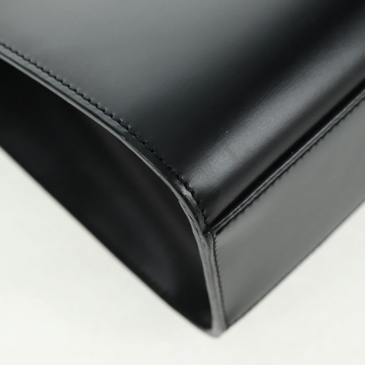 Cartier Panthère Leather Black Leather Handbag (Pre-Owned)