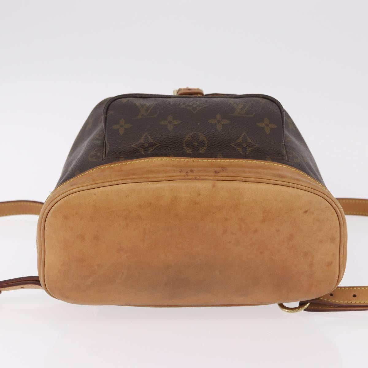 Louis Vuitton Vintage Montsouris Monogram Canvas Brown Canvas Backpack Bag (Pre-Owned)
