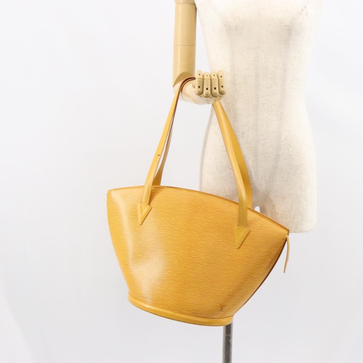 Louis Vuitton Saint Jacques Epi Leather Yellow Leather Handbag (Pre-Owned)