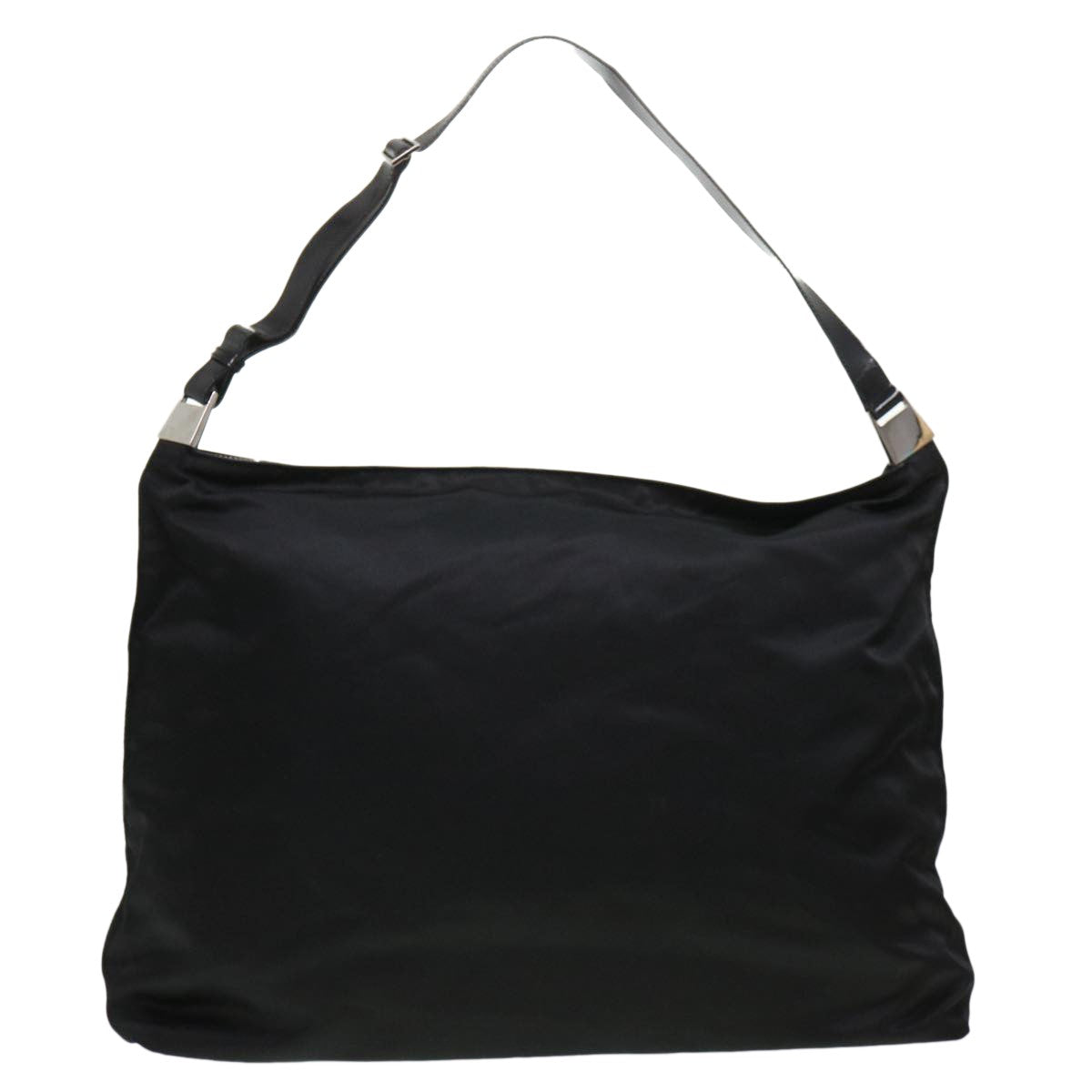 Gucci Boston Nylon Black Nylon Travel Bag Bag (Pre-Owned)