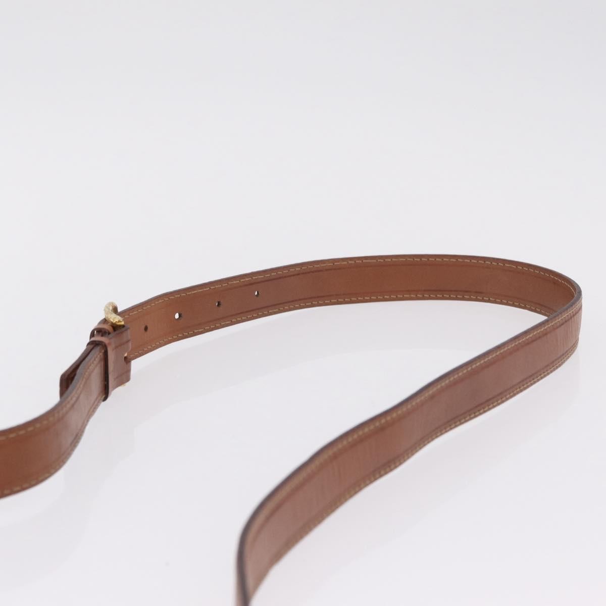 Celine Macadam Shoulder Canvas Brown Canvas Crossbody Bag Bag (Pre-Owned)