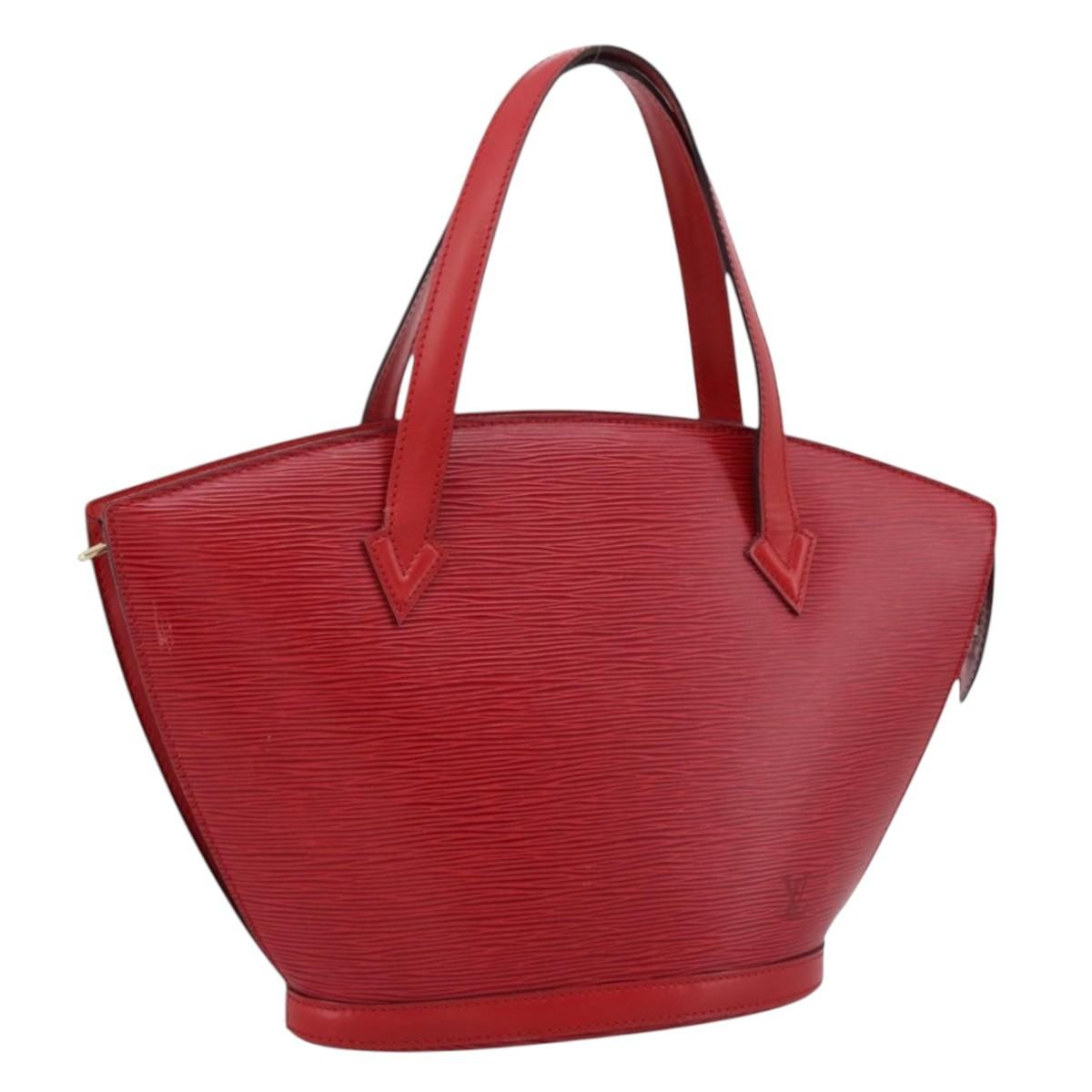 Louis Vuitton Saint Jacques Epi Leather Red Leather Handbag (Pre-Owned)