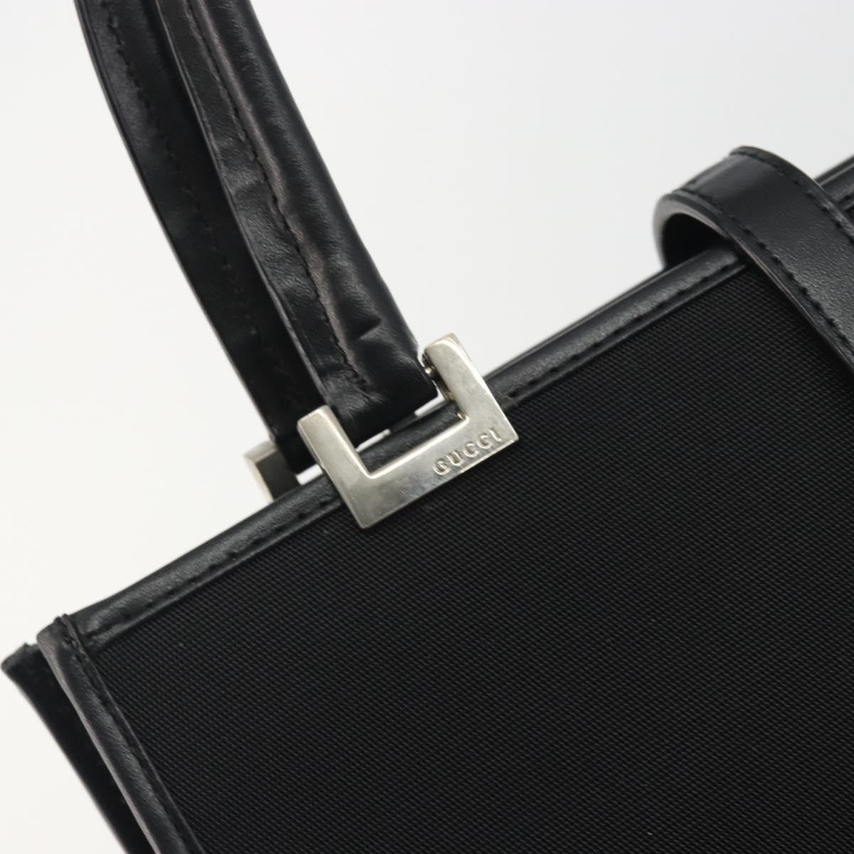Gucci Jackie Gg Canvas Black Canvas Tote Bag Bag (Pre-Owned)