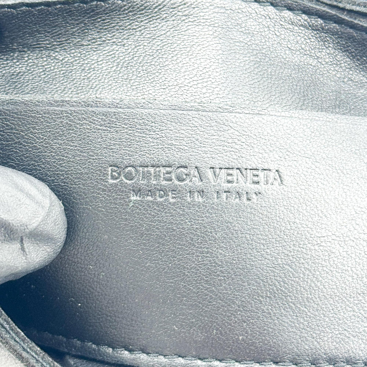 Bottega Veneta Candy Cassette Maxi Intrecciato Leather Black Leather Crossbody Bag Bag (Pre-Owned)