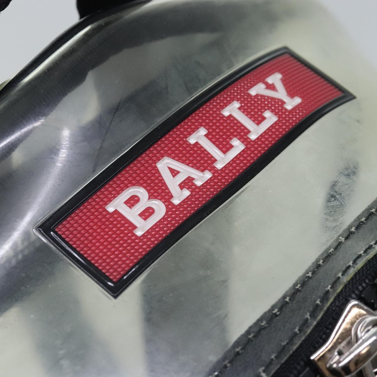 Bally Vintage Vinyl Transparent Plastic Backpack Bag (Pre-Owned)