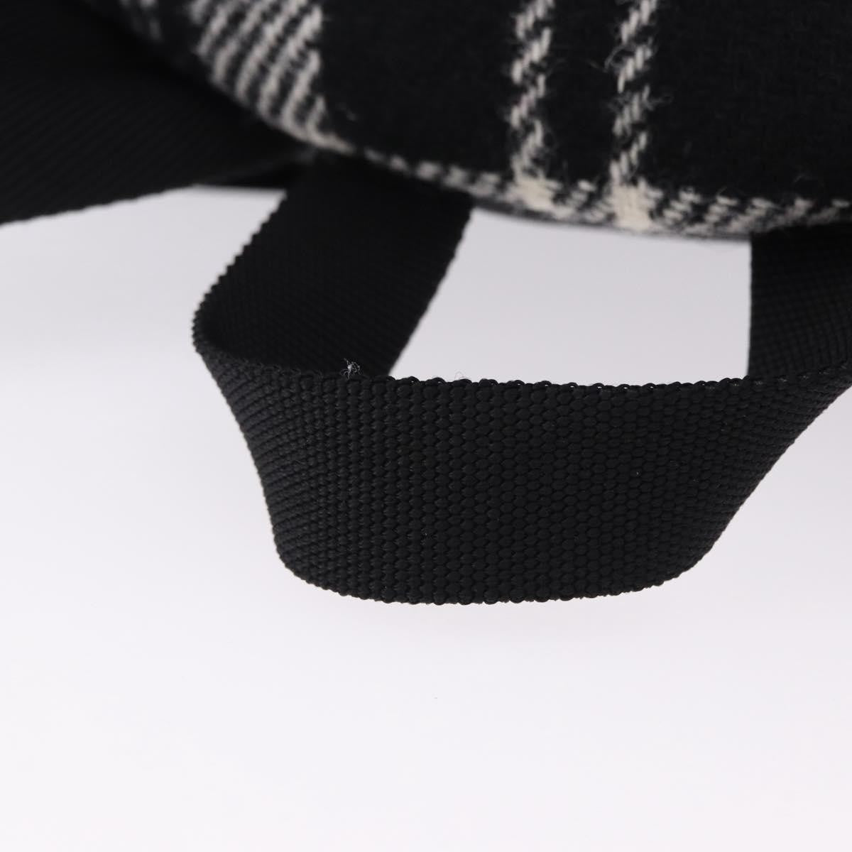 Saint Laurent City Printed Wool Black Wool Backpack Bag (Pre-Owned)