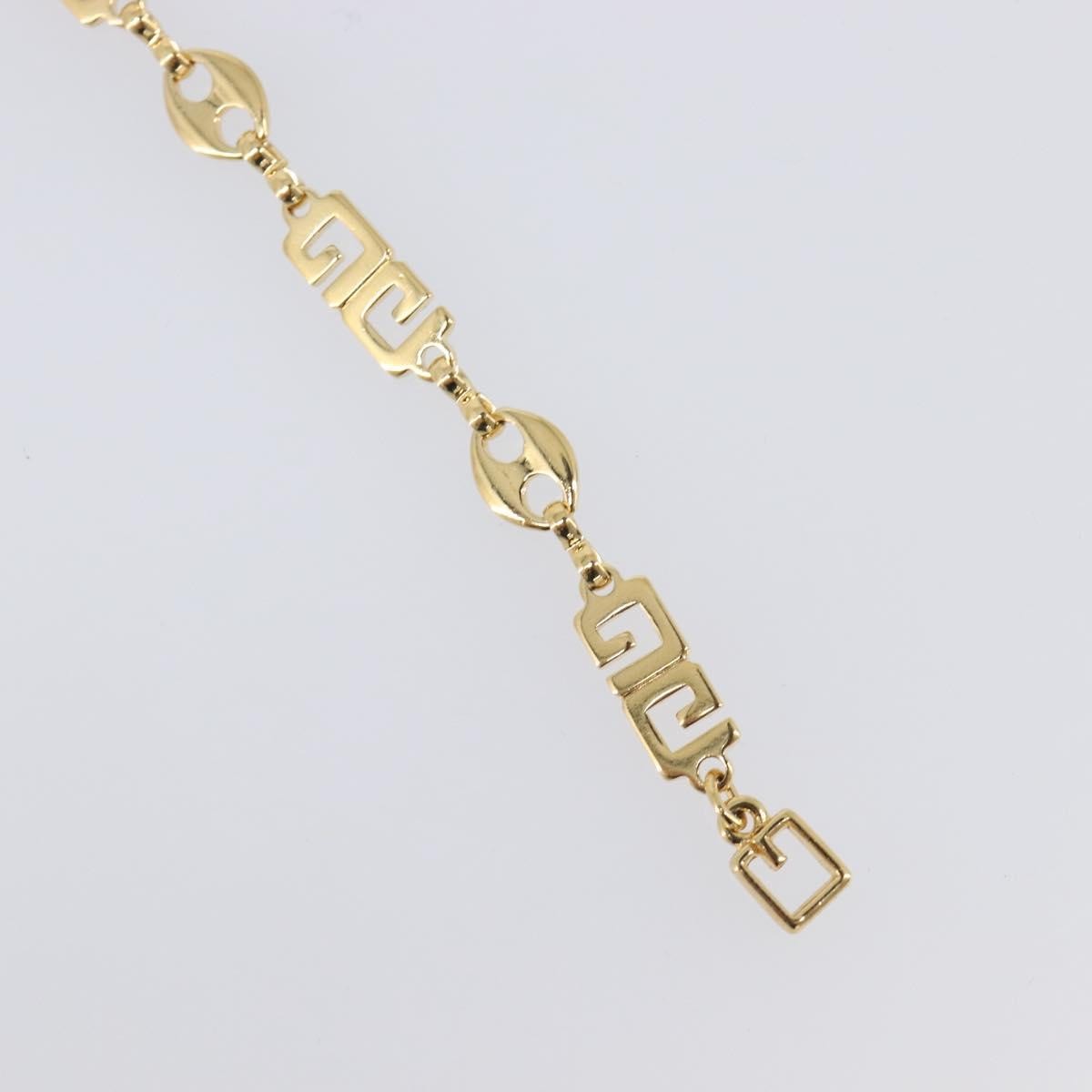 Givenchy Logo Metal Gold Metal Bracelet Jewelry (Pre-Owned)