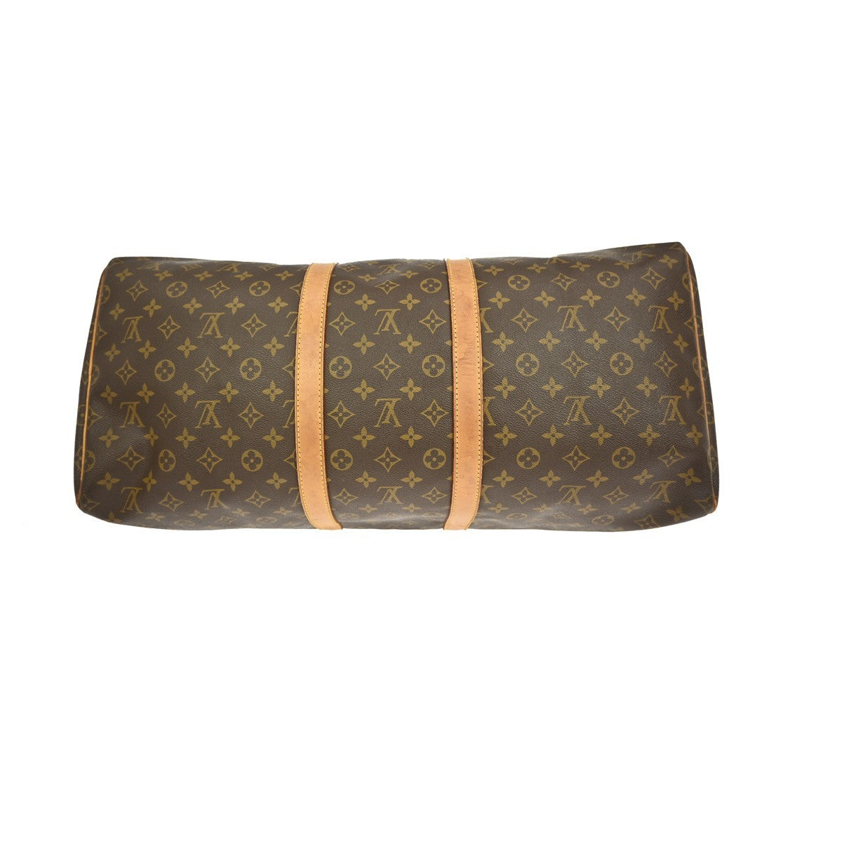 Louis Vuitton Keepall Monogram Canvas Brown Canvas Travel Bag Bag (Pre-Owned)