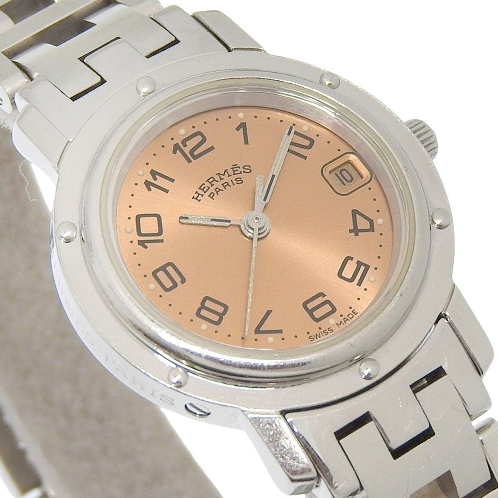 Hermes Clipper Quartz Stainless Steel Watch (Pre-Owned)