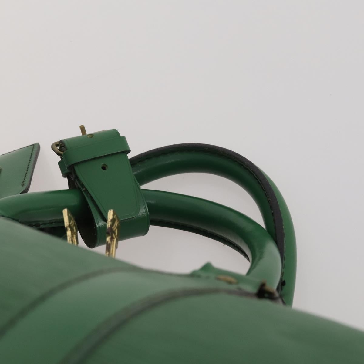 Louis Vuitton Keepall Epi Leather Green Leather Travel Bag Bag (Pre-Owned)