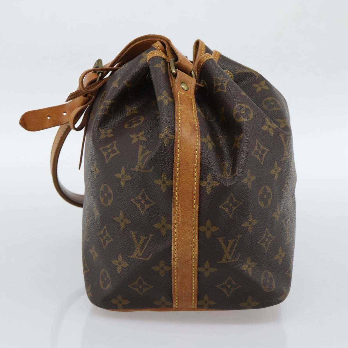 Louis Vuitton Petit Noe Monogram Canvas Brown Canvas Shoulder Bag Bag (Pre-Owned)