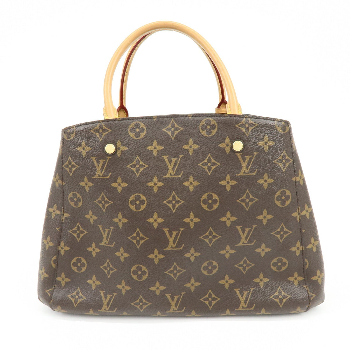 Louis Vuitton Montaigne Monogram Canvas Brown Canvas Handbag (Pre-Owned)