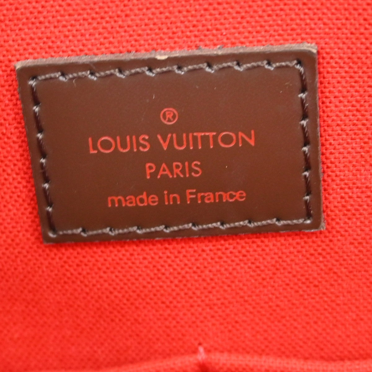 Louis Vuitton Verona Damier Ebene Brown Canvas Tote Bag Bag (Pre-Owned)