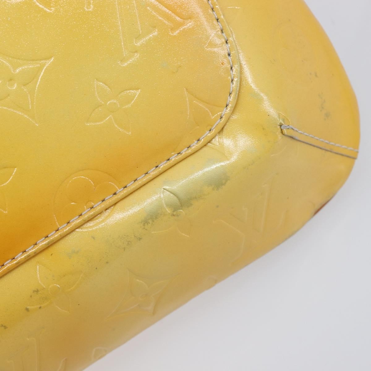 Louis Vuitton Thompson Street Monogram Vernis Yellow Patent_Leather Shoulder Bag Bag (Pre-Owned)