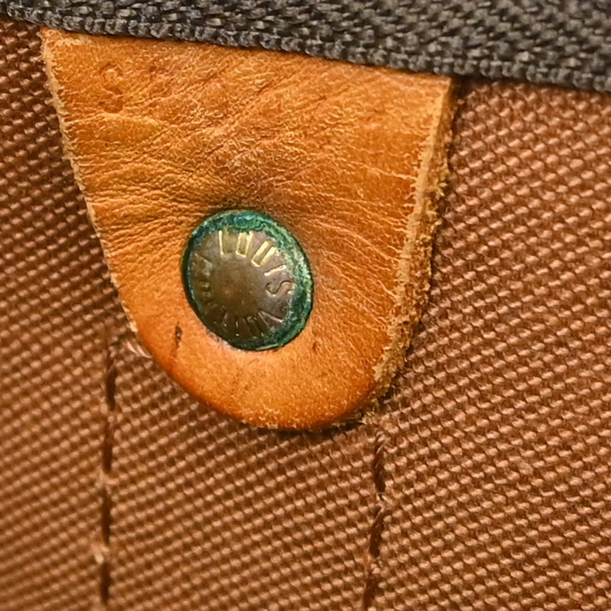 Louis Vuitton Keepall Canvas Brown Canvas Travel Bag Bag (Pre-Owned)