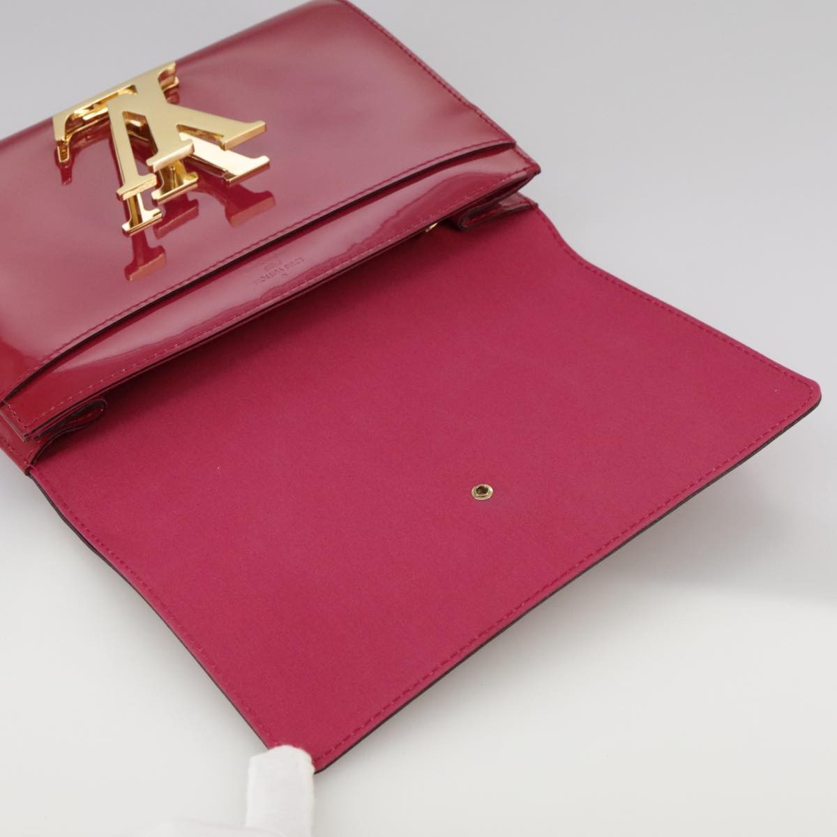 Louis Vuitton Louise Clutch Patent Pink Patent_Leather Bag (Pre-Owned)