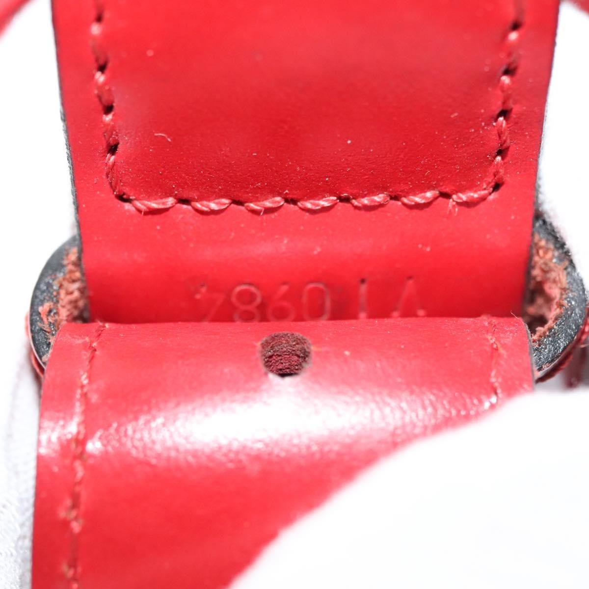 Louis Vuitton Vintage Sac D'epaule Epi Leather Red Leather Handbag (Pre-Owned)