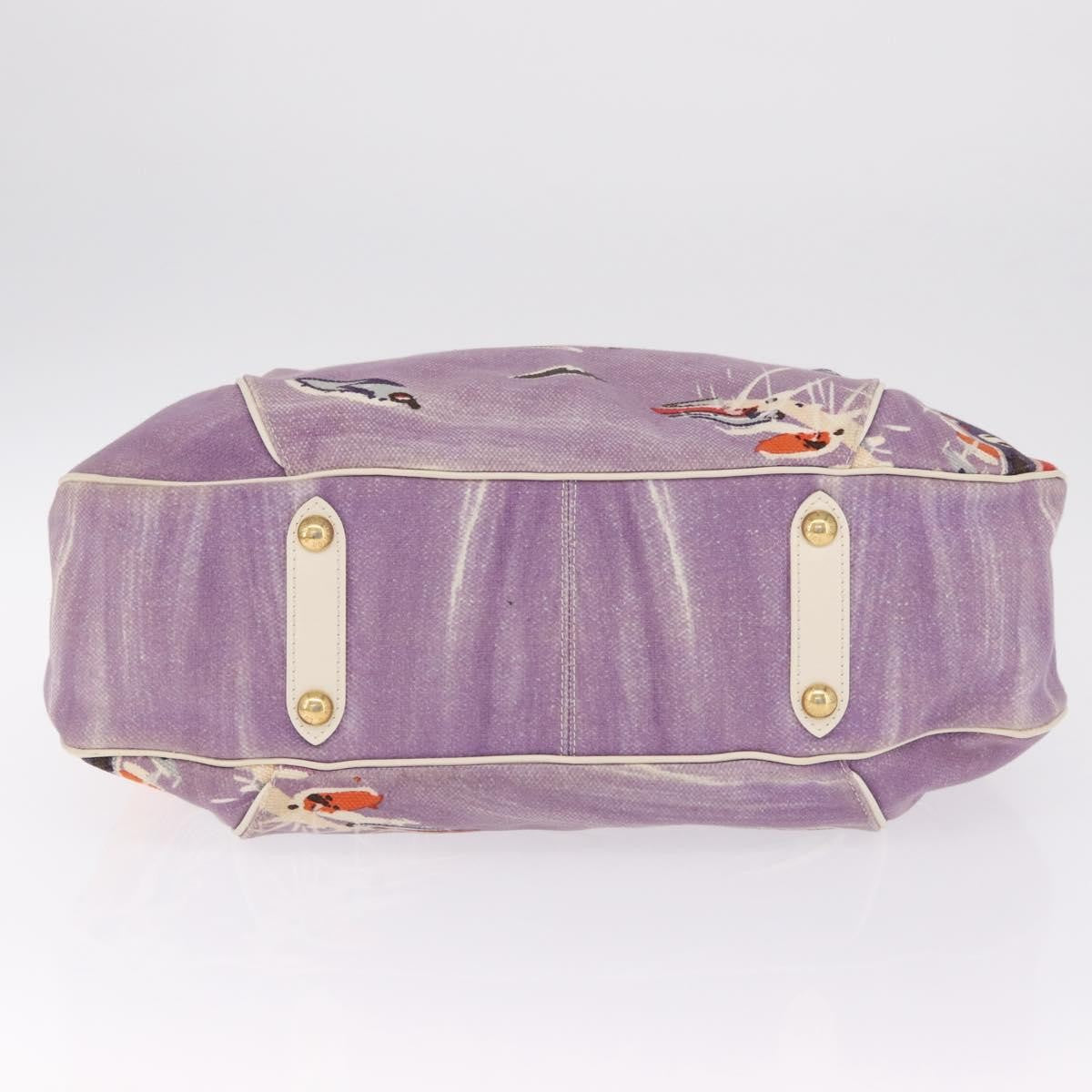 Louis Vuitton Galliera Riviera Cruise Canvas Purple Canvas Handbag (Pre-Owned)
