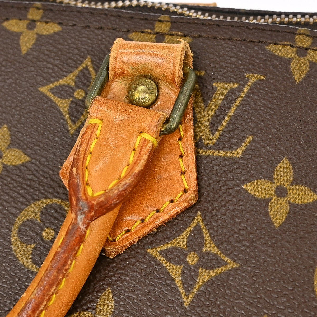 Louis Vuitton Speedy Monogram Canvas Brown Canvas Handbag (Pre-Owned)