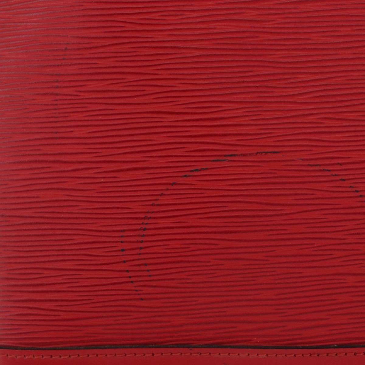 Louis Vuitton Alma Epi Leather Red Leather Handbag (Pre-Owned)