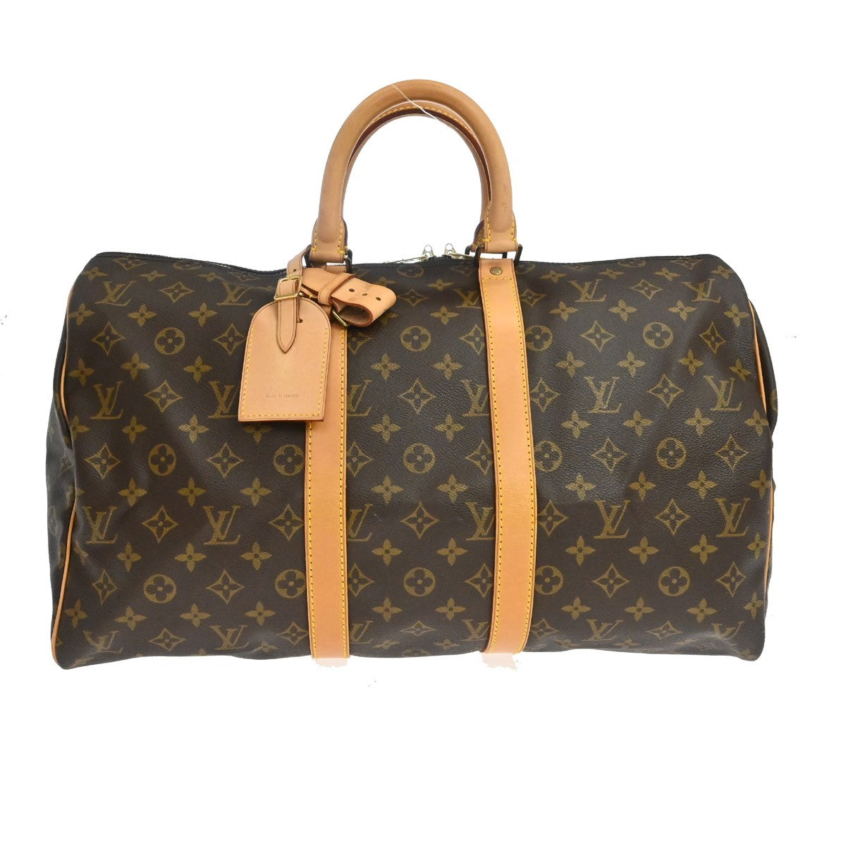 Louis Vuitton Keepall Monogram Canvas Brown Canvas Travel Bag Bag (Pre-Owned)