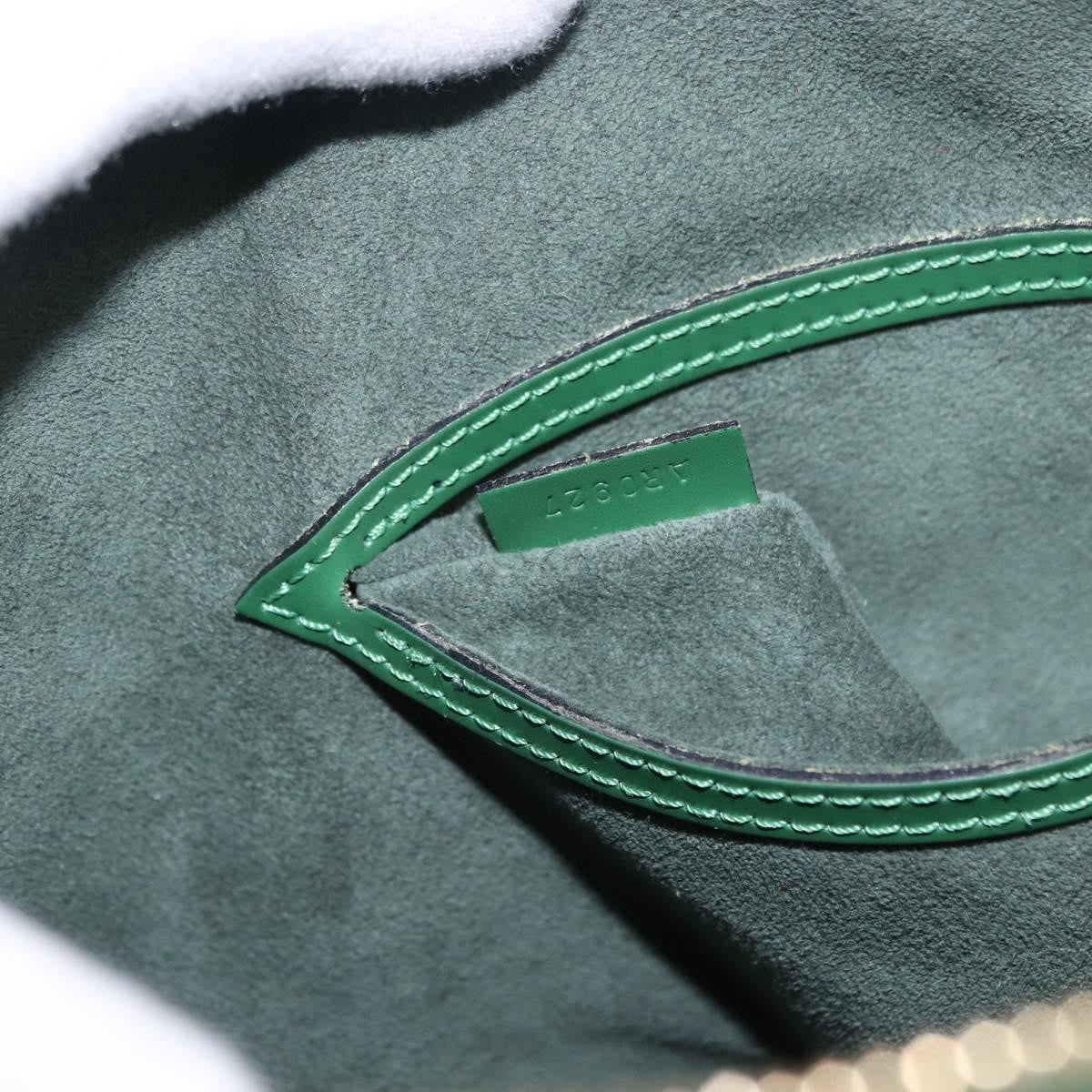 Louis Vuitton Alma Epi Green Leather Handbag (Pre-Owned)