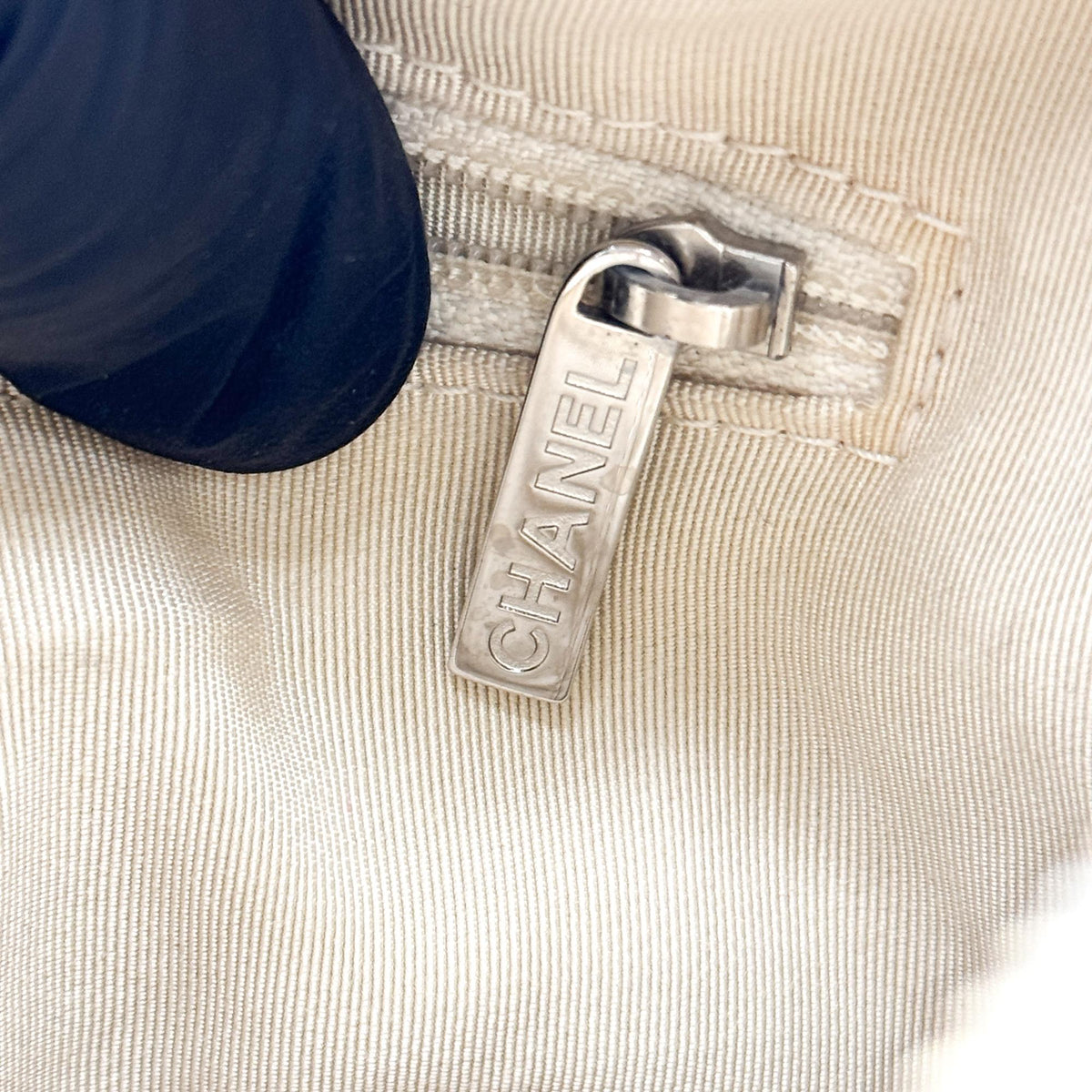 Chanel Gabrielle Quilted Aged Calfskin Gold Leather Backpack Bag (Pre-Owned)