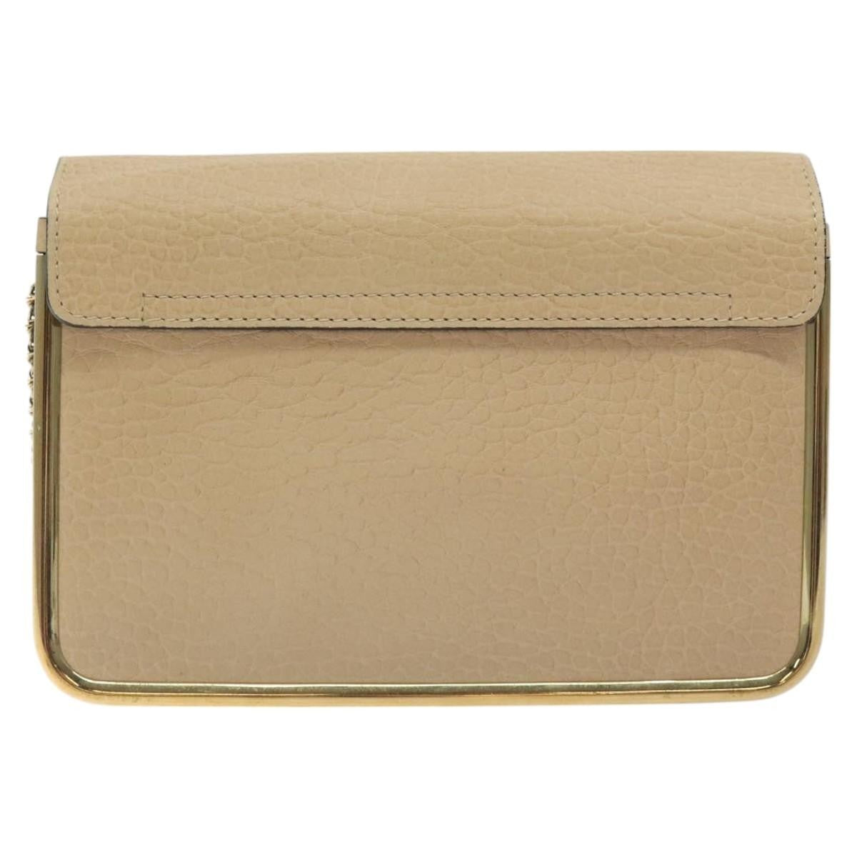 Chloe Sally Leather Beige Leather Bag (Pre-Owned)